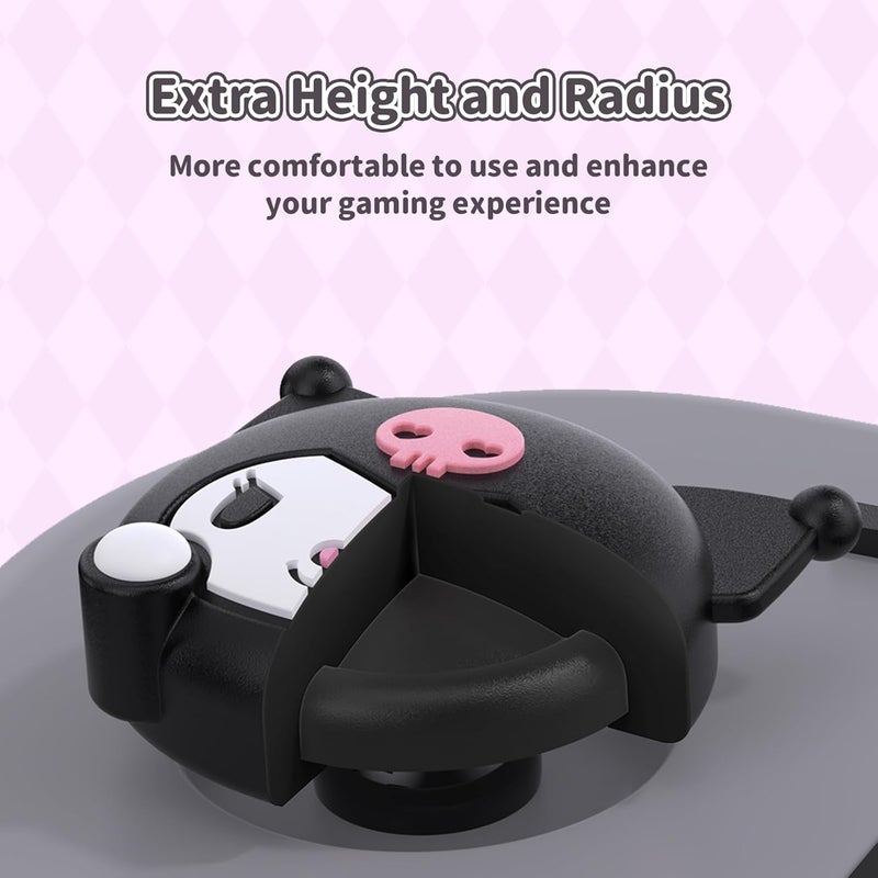 Kuitmor Cute Thumb Grip Caps for PS5,Soft Silicone Joystick Caps,Cute Cartoon Thumbstick Grips Compatible with PS5/PS4/Switch Pro Controller 4PCS - KLM - Image 3